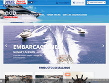 Tablet Screenshot of nauticabahia.com
